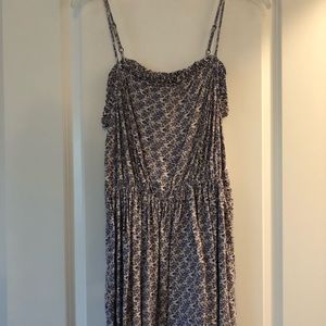 Mid length spaghetti strap summer dress